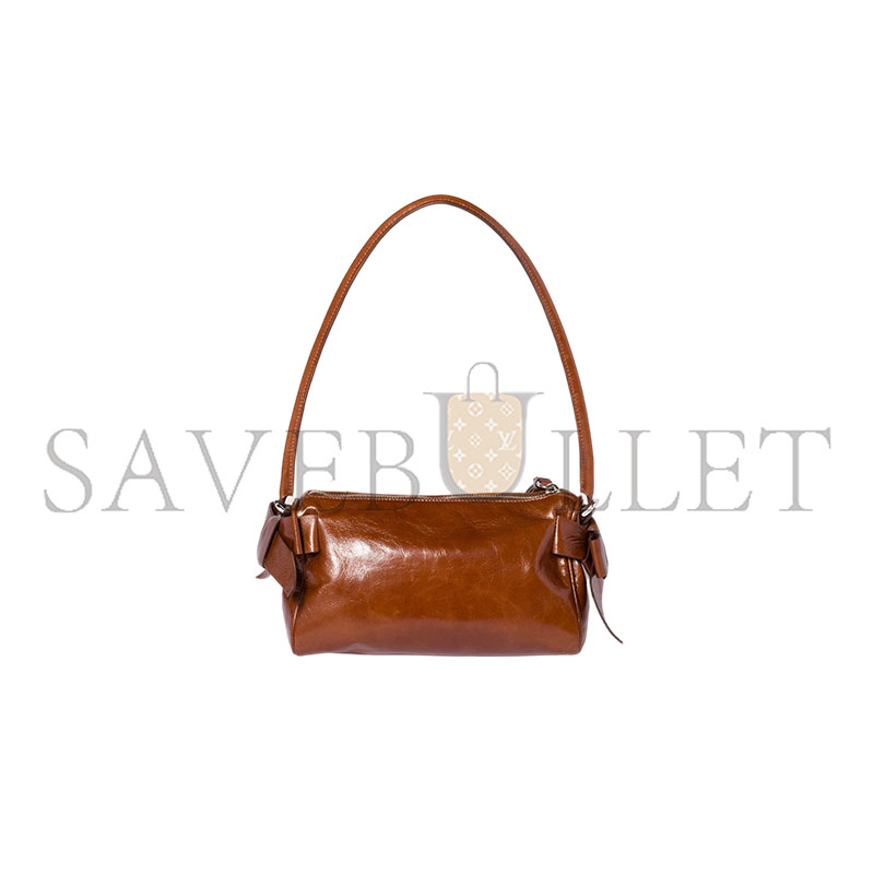 MIU MIU SHINY LEATHER POUCH 5NE029 (21*12.5*9.5cm)